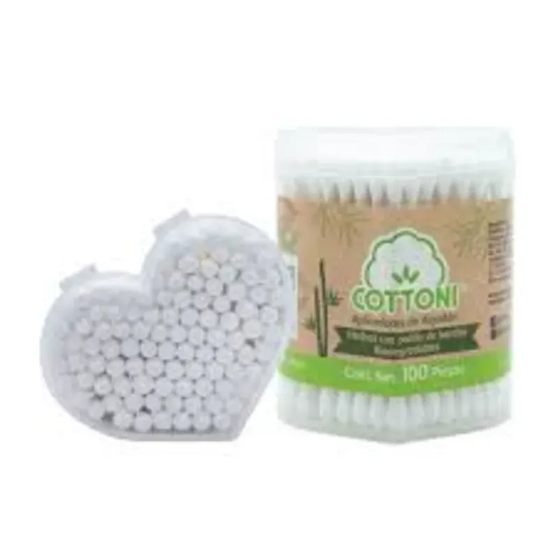 Aplicador de algodón para oídos