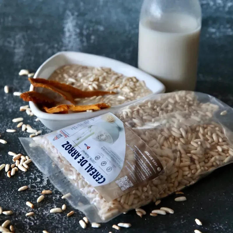 Cereal de arroz inflado entero (100g)