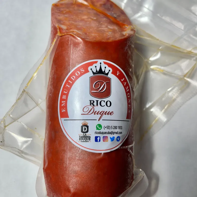 Chorizo vela mitad grande