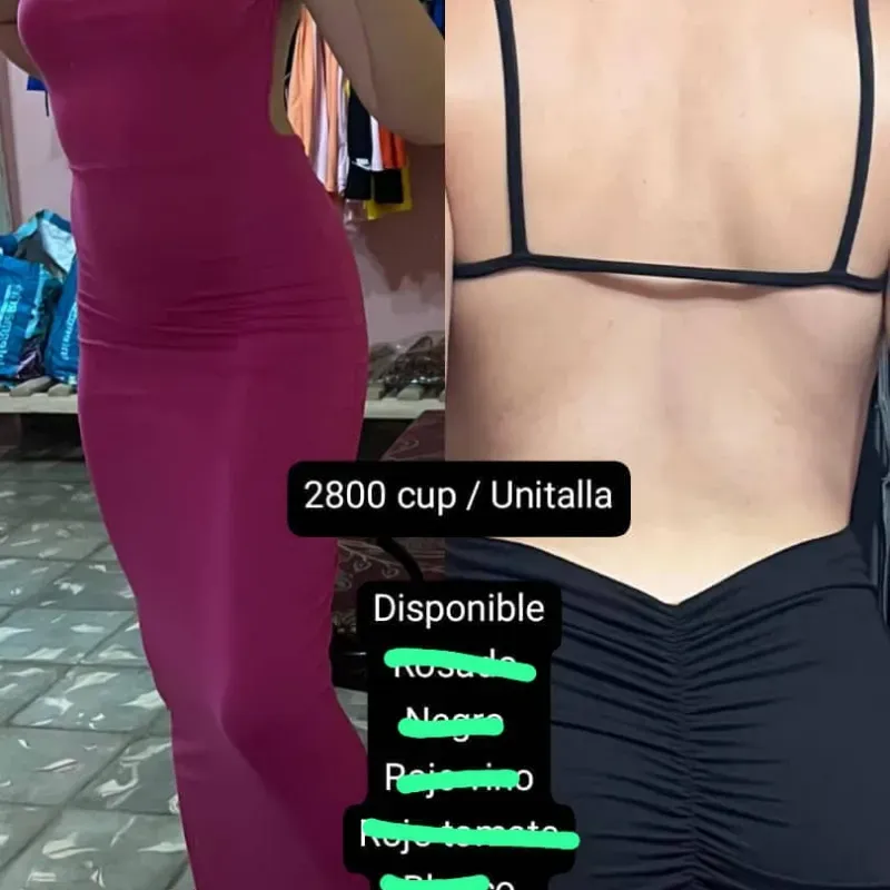 Vestido (Solo MOZTASA) abierto en la espalda largo