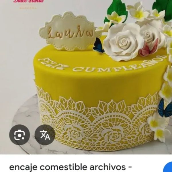 Encaje comestible