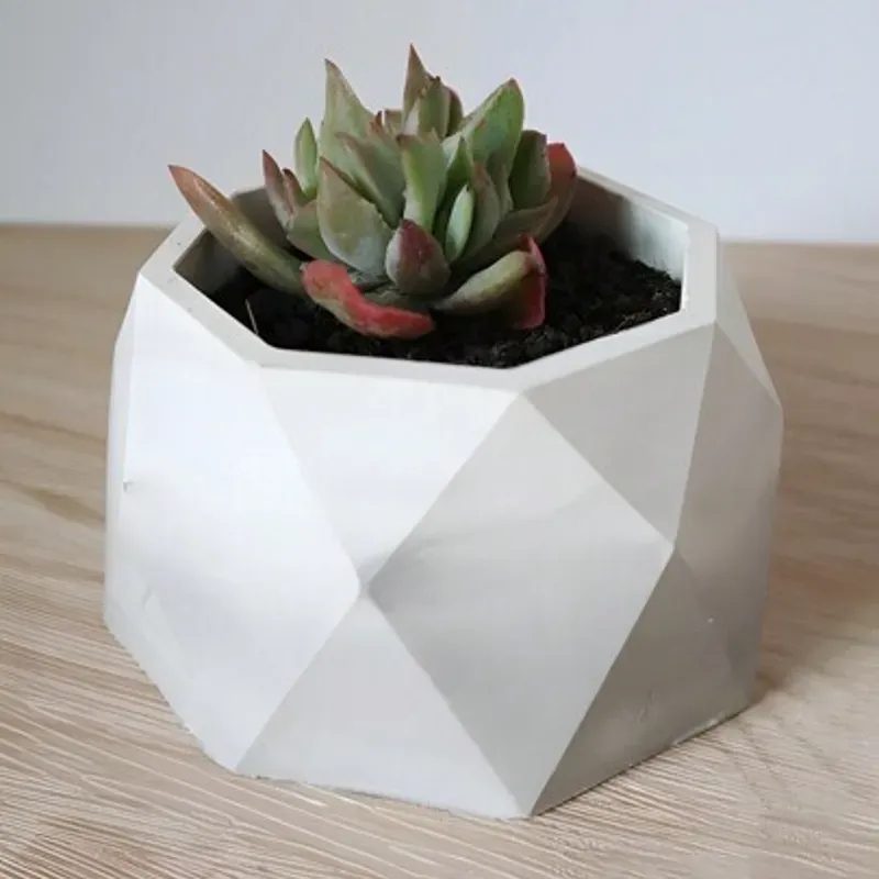 Maceta Hexagonal alta