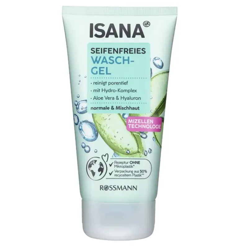 GEL FACIAL D'LAVADO SIN JABÓN CON ALOE VERA & ÁCIDO HIALURÓNICO