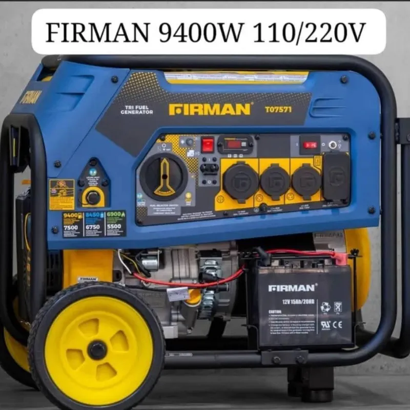 Firman 9400W — Triple Combustible