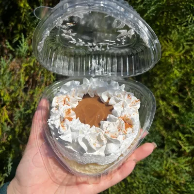 Minitarta de Dulce de Leche y nata