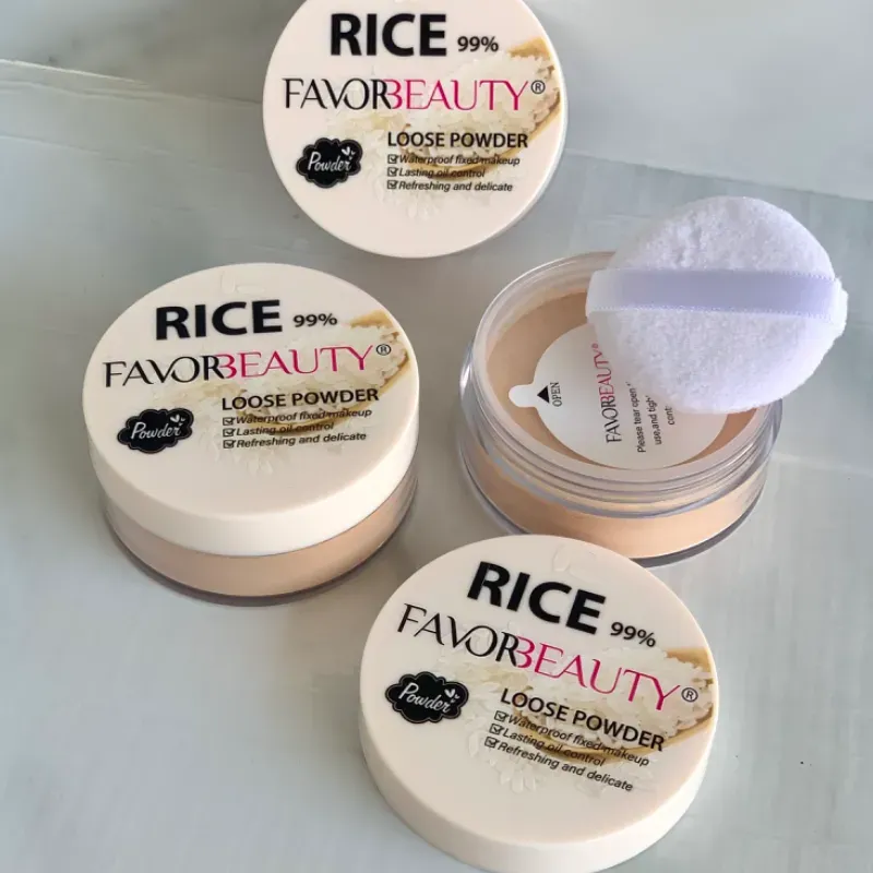 Polvo traslúcido de arroz