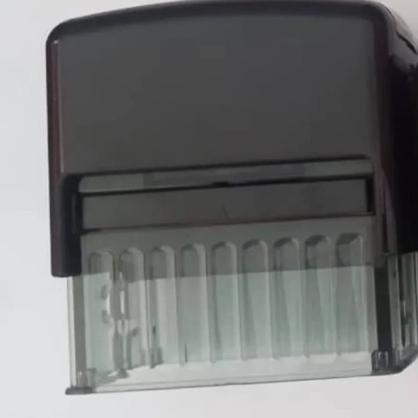 Cuño Rectangular de Mesa Grande Personalizado