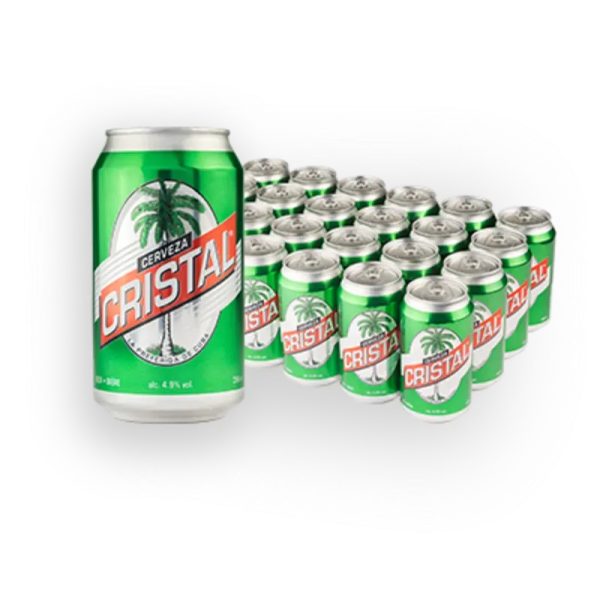 Caja de cerveza Cristal de Lata 24u