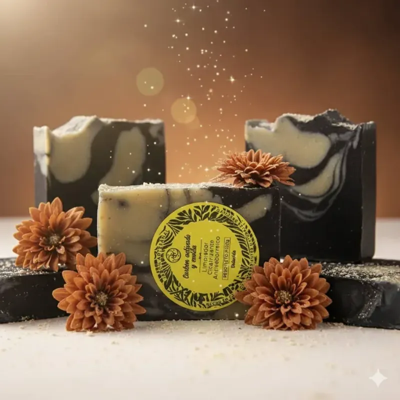 JABÓN DE CARBÓN ACTIVADO Y ZEOLITA