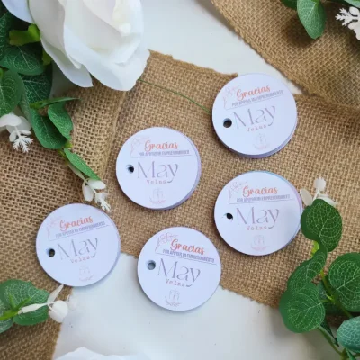 Etiquetas redondas (100 unidades)