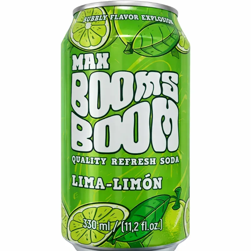 Refresco de lata Limon Max Boom 330ml