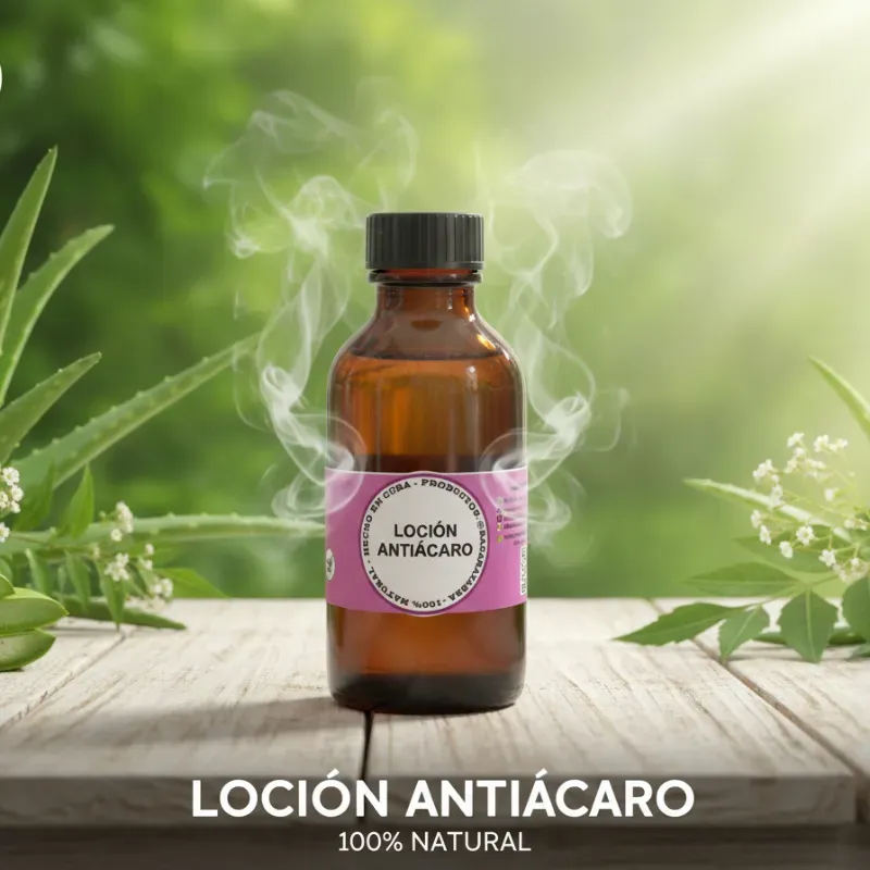 Loción Antiácaro