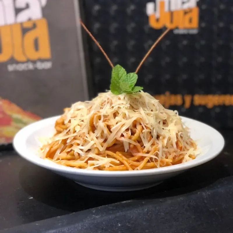 Espaguetis de Mozzarella