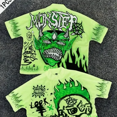 Pullover Verde Monster