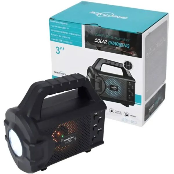 Bocina Bluetooth y linterna