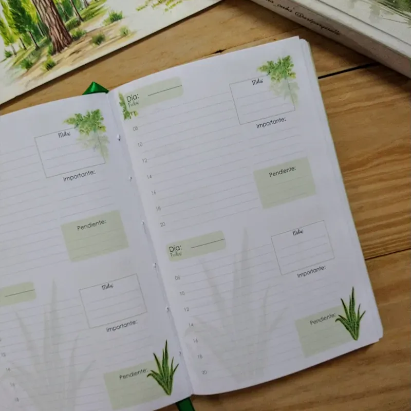 Planner de planta lengua de vaca