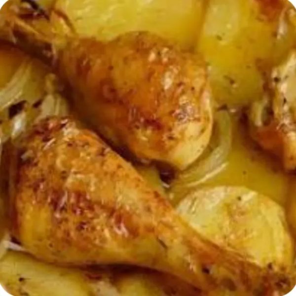 Pollo asado al jugo