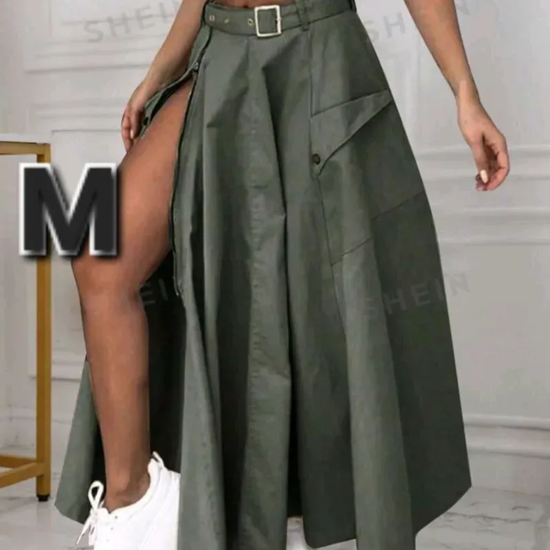 Saya con Abertura y Cremallera