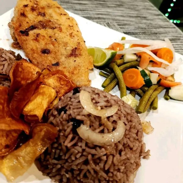 Pescado empanado