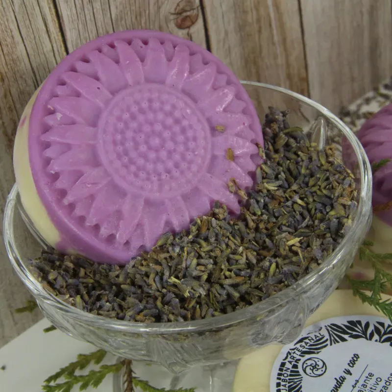 Jabón lavanda y coco 100g