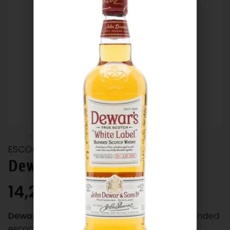 Trago Dewar’s white label