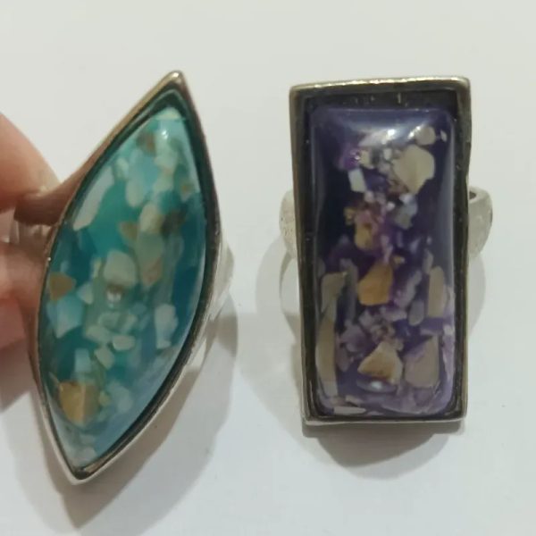 Anillos Plateados