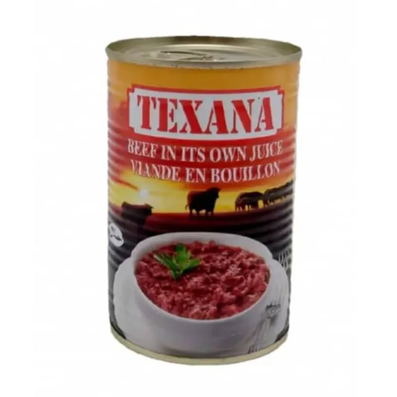 Latas de carne TEXANA 400 g 