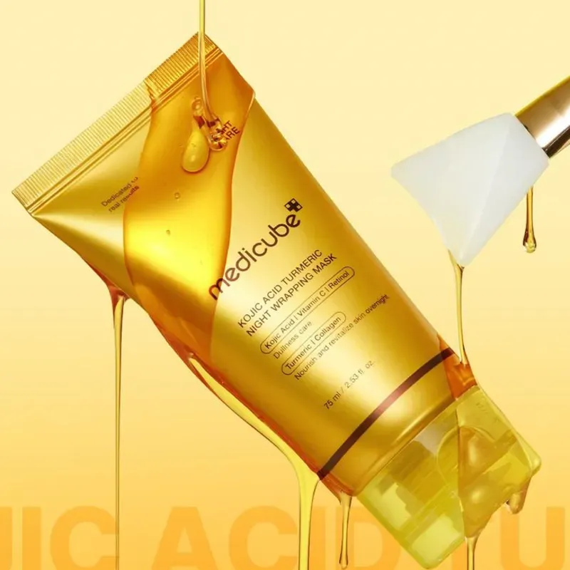  Mascarilla  Medicube Kojic Acid Turmeric Night Wrapping Mask