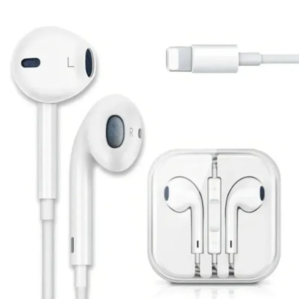 Audífonos de iPhone conector Lightning