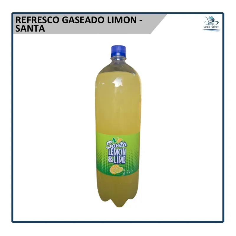 Refresco Gaseado Limón - Santa (2L)