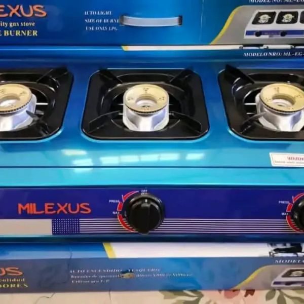 Cocina de meseta de 3 quemadores