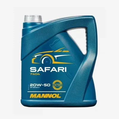 Aceite Safari 20w-50 MANNOL  5L  .