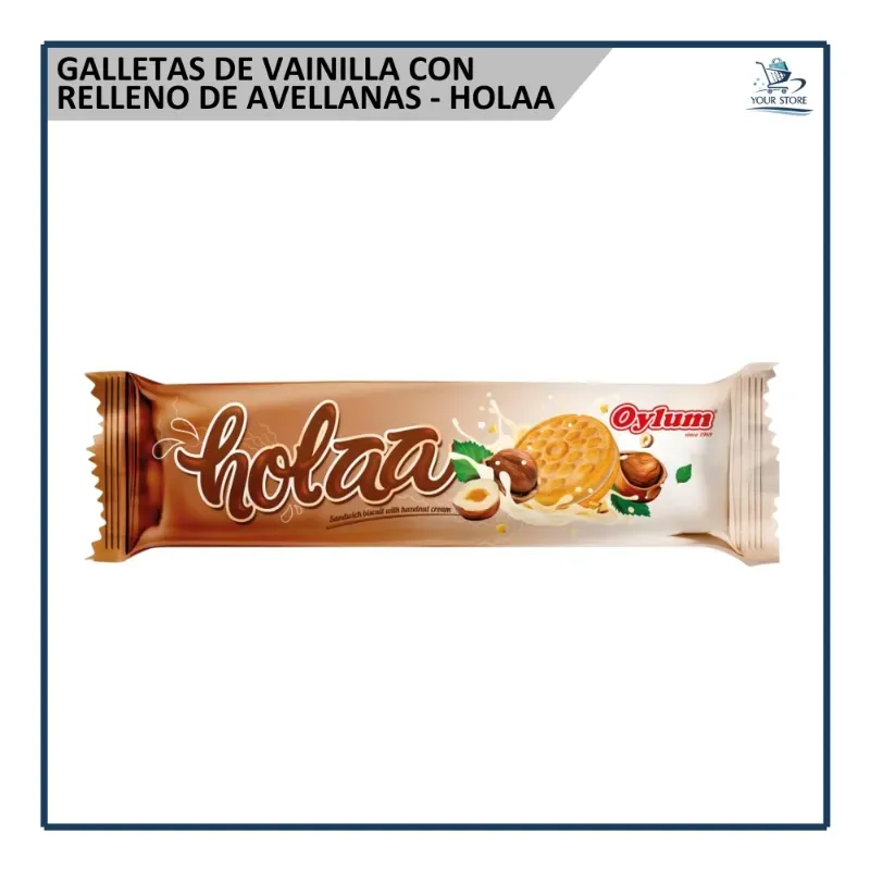 Galletas de Avellanas - Holaa (68g)