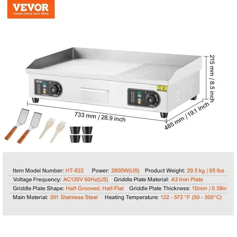 Parrilla Eléctrica Comercial