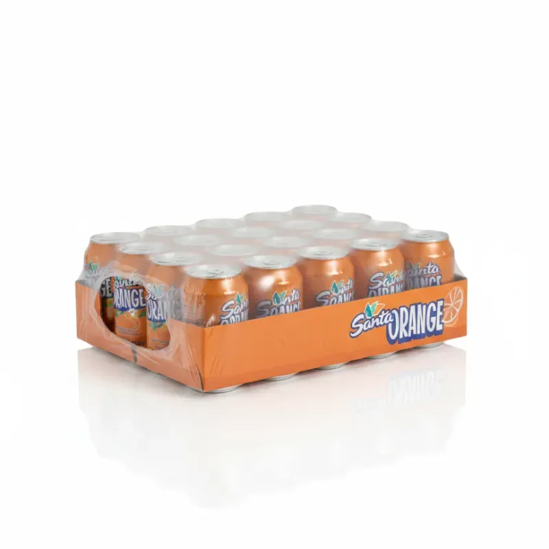 Caja de Refresco Santa Naranja - 24 unidades