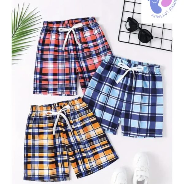 Short de cuadros
