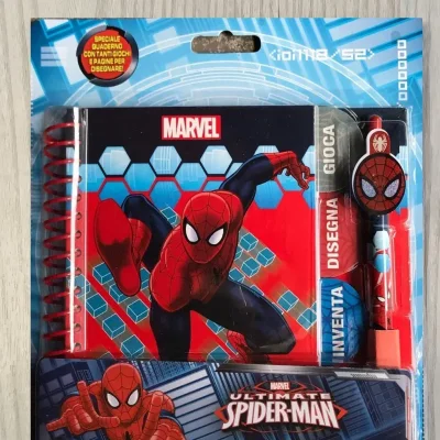 Set papelería Spiderman