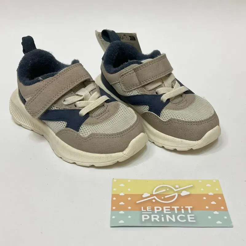 Tenis beige azul H&M