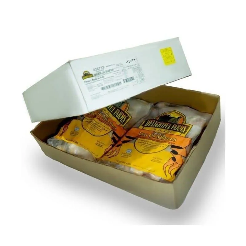 Caja de paquetes de pollo
