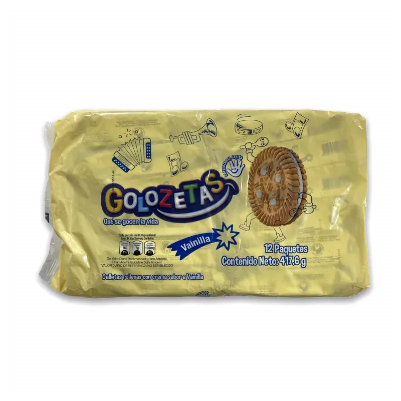 Galletas Golozeta Vainilla