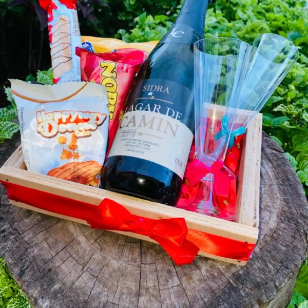 Caja de madera con candy