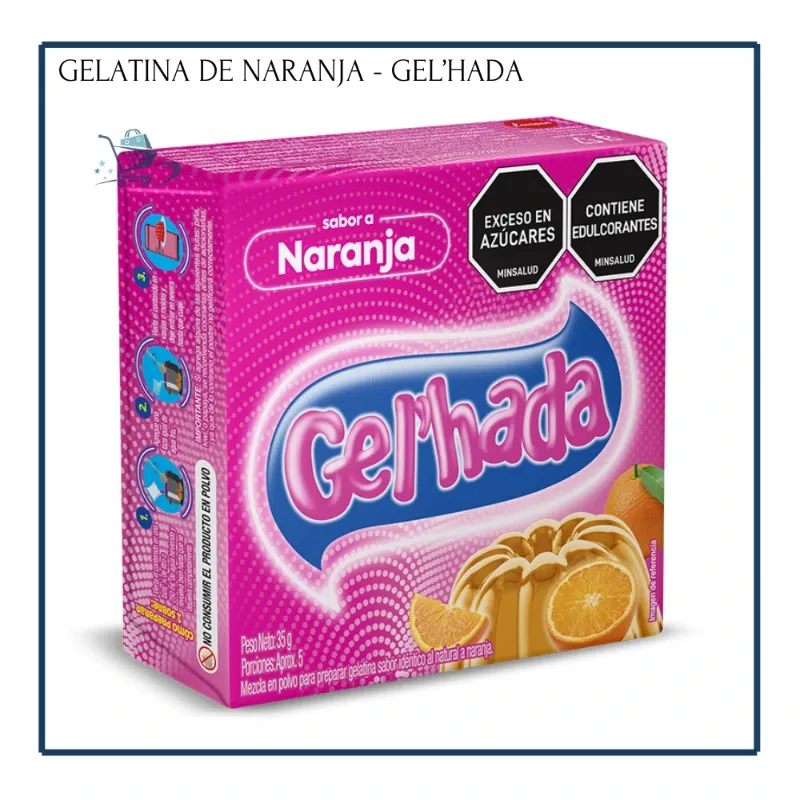 Gelatina de Naranja - Gel'hada (35g)