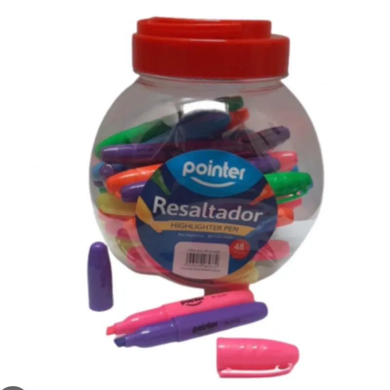 Set de resaltadores 48 pzas