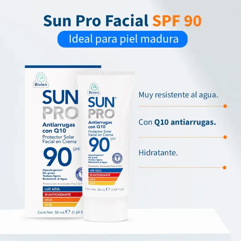 Sun Pro Antiarrugas 50 mL SPF 90 + con Coenzima Q