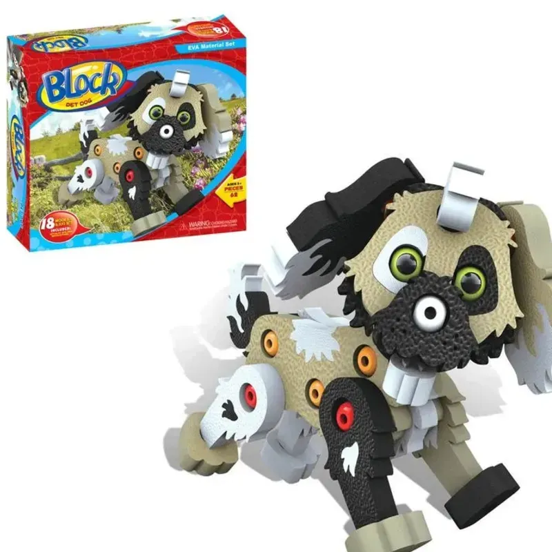 Juego Didáctico Rompecabezas de Blocks 3D Perrito