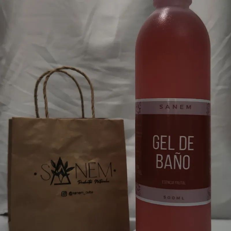 Gel de baño frutal