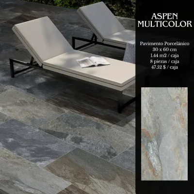 Porcelanato Aspen multicolor 30*60 3737000404