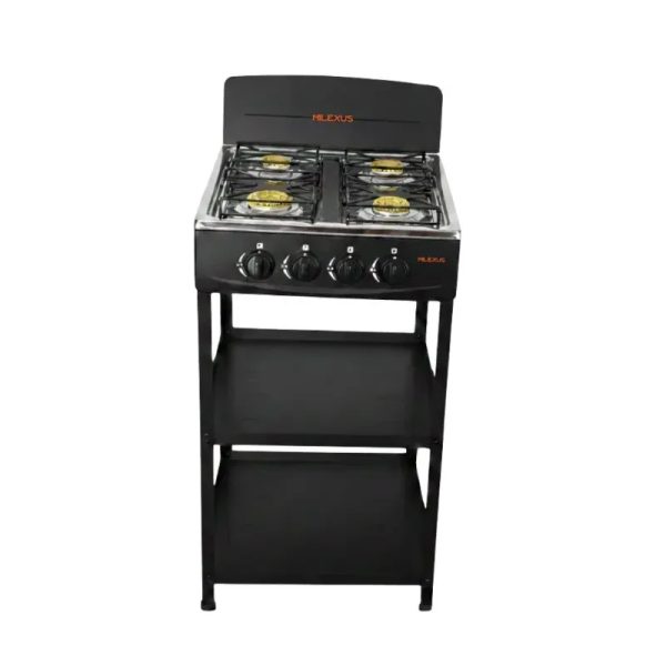COCINA DE GAS DE CUATRO QUEMADORES MILEXUS CON ORGANIZADOR