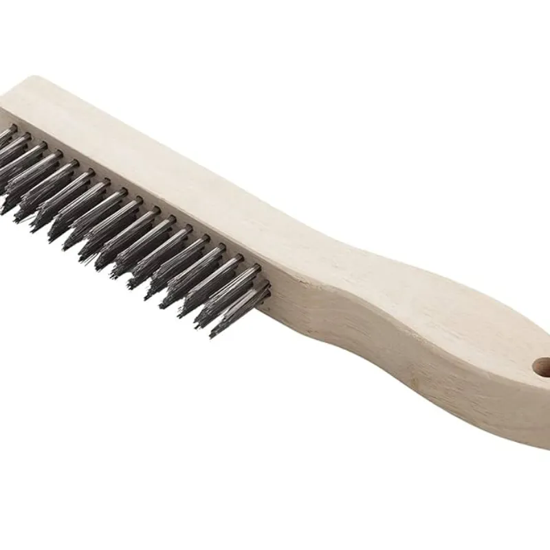 Cepillo de alambre mango de madera