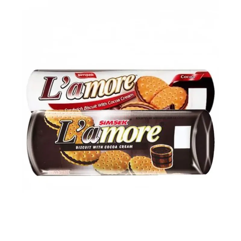 Galletas L'Amore Rellenas con Crema de Chocolate - 150 gramos *Crujientes y Exquisitas